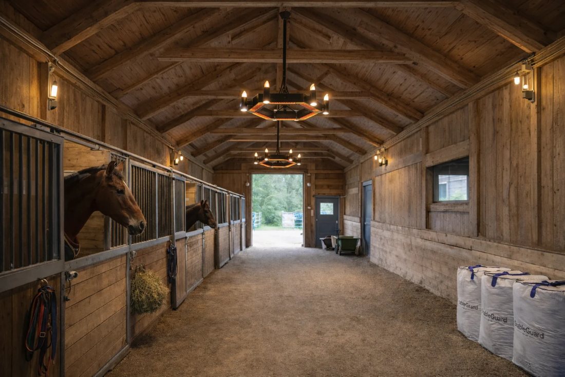 Custom barn built in Connecticut